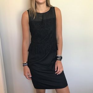 NWT - The Limited Lace Peplum Sheath Dress sz 6
